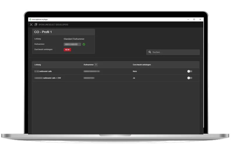 byon communicate lineselect app